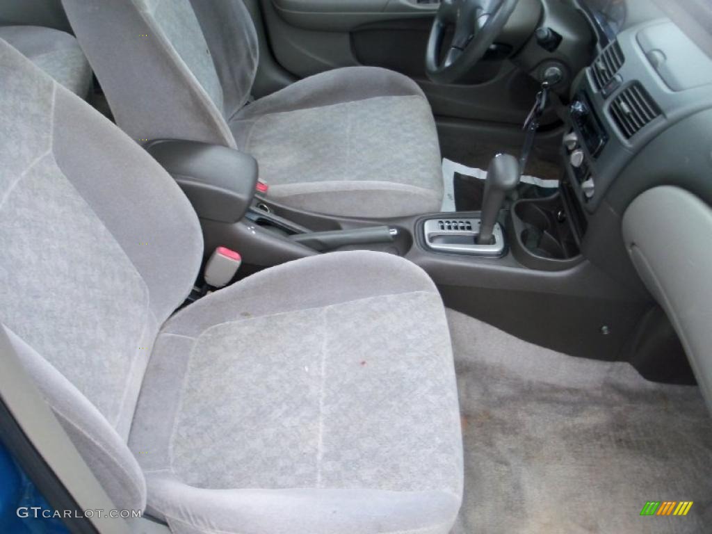 2003 Sentra GXE - Vibrant Blue Metallic / Stone Gray photo #18