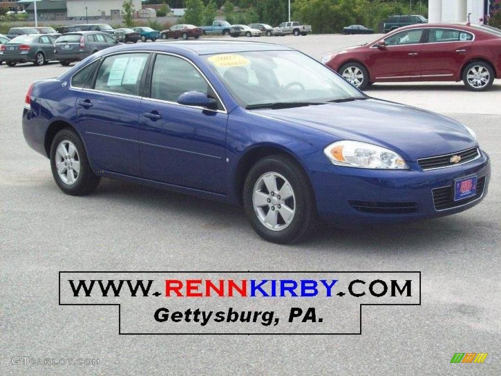 2007 Impala LT - Laser Blue Metallic / Ebony Black photo #1