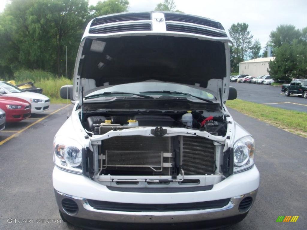 2007 Ram 1500 SLT Regular Cab - Bright White / Medium Slate Gray photo #12