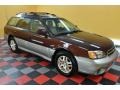 2001 Winestone Red Pearl Subaru Outback Limited Wagon  photo #1