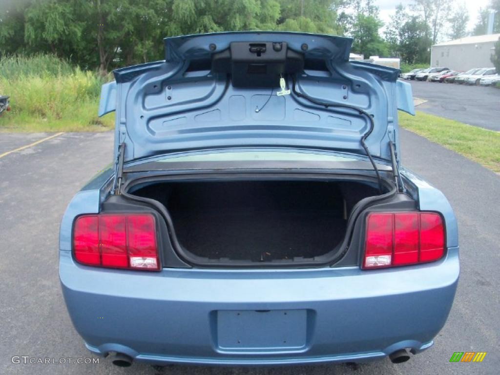 2007 Mustang GT Premium Coupe - Windveil Blue Metallic / Medium Parchment photo #17