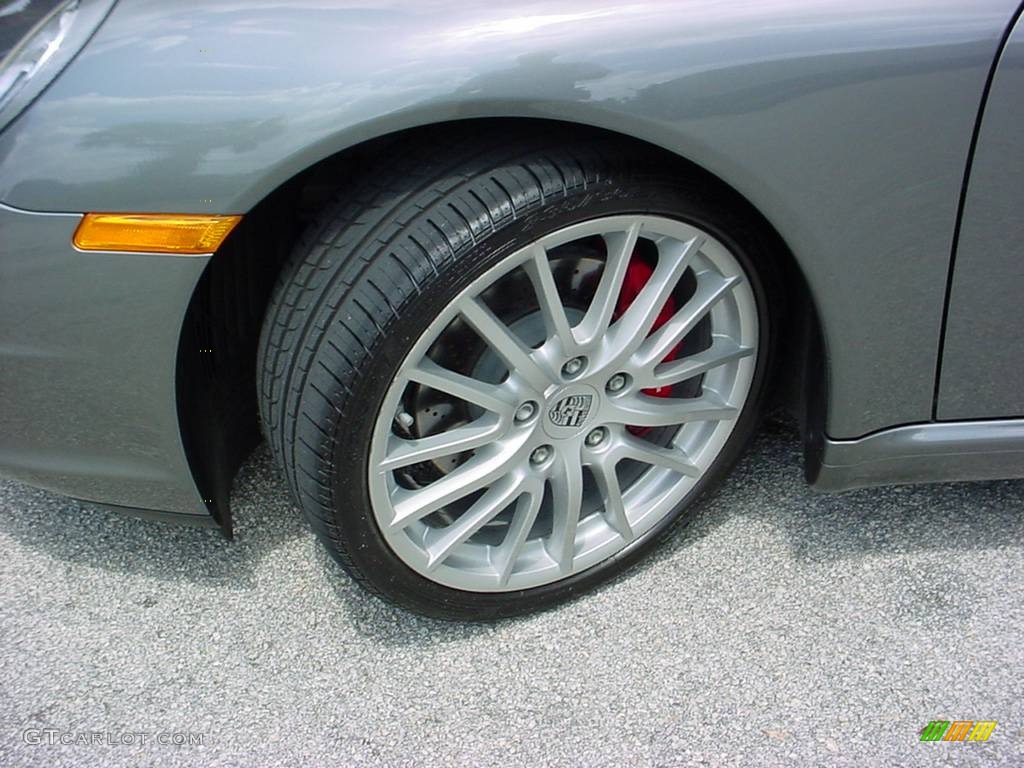 2008 911 Carrera S Coupe - Meteor Grey Metallic / Stone Grey photo #14