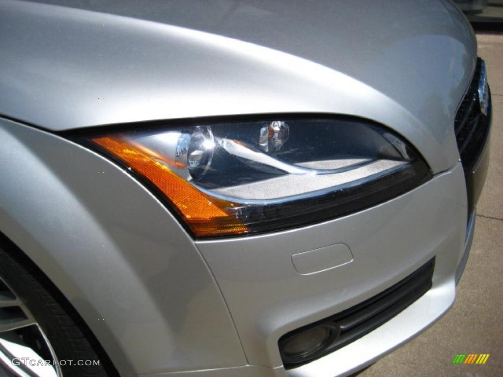 2008 TT 3.2 quattro Coupe - Ice Silver Metallic / Black photo #9