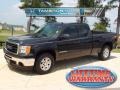2008 Onyx Black GMC Sierra 1500 SLE Extended Cab 4x4  photo #1