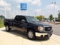 2008 Onyx Black GMC Sierra 1500 SLE Extended Cab 4x4  photo #3