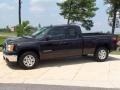 2008 Onyx Black GMC Sierra 1500 SLE Extended Cab 4x4  photo #10
