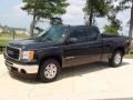 2008 Onyx Black GMC Sierra 1500 SLE Extended Cab 4x4  photo #11