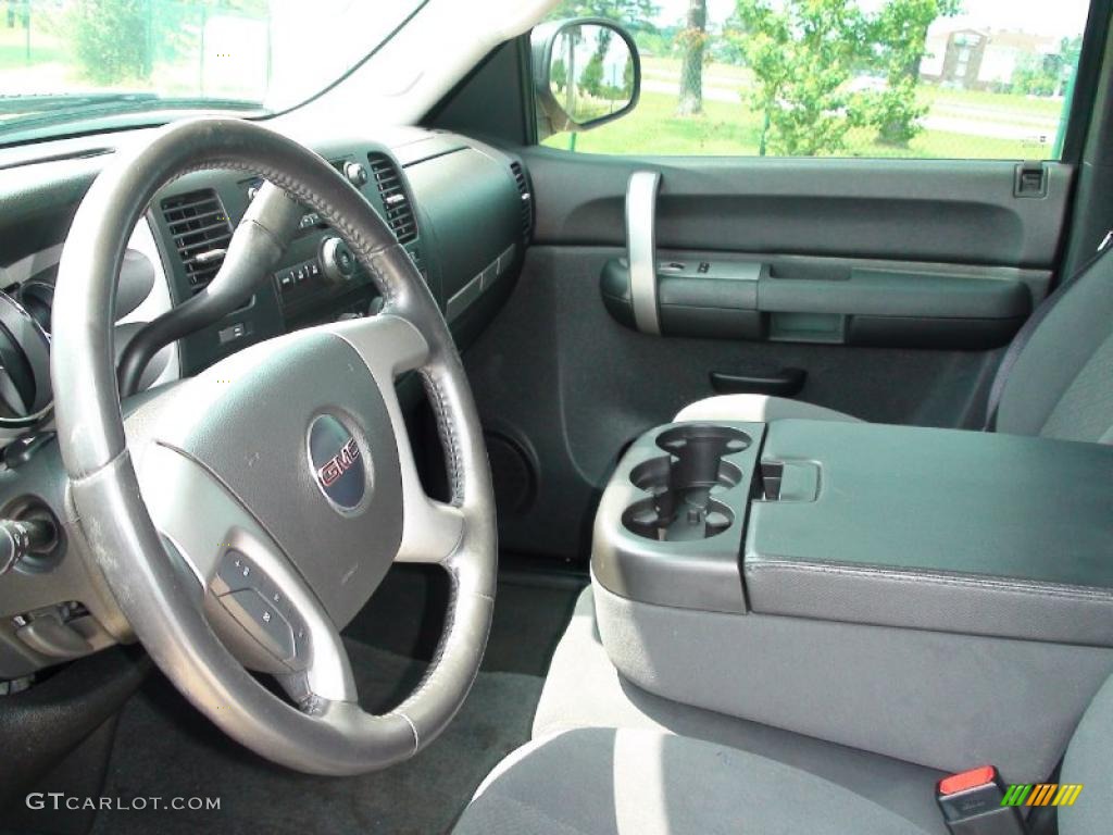 2008 Sierra 1500 SLE Extended Cab 4x4 - Onyx Black / Ebony photo #13