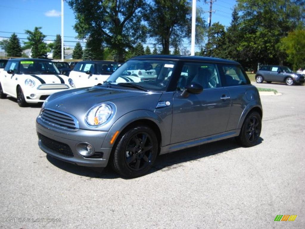 2010 Cooper Hardtop - Dark Silver Metallic / Grey/Carbon Black photo #1