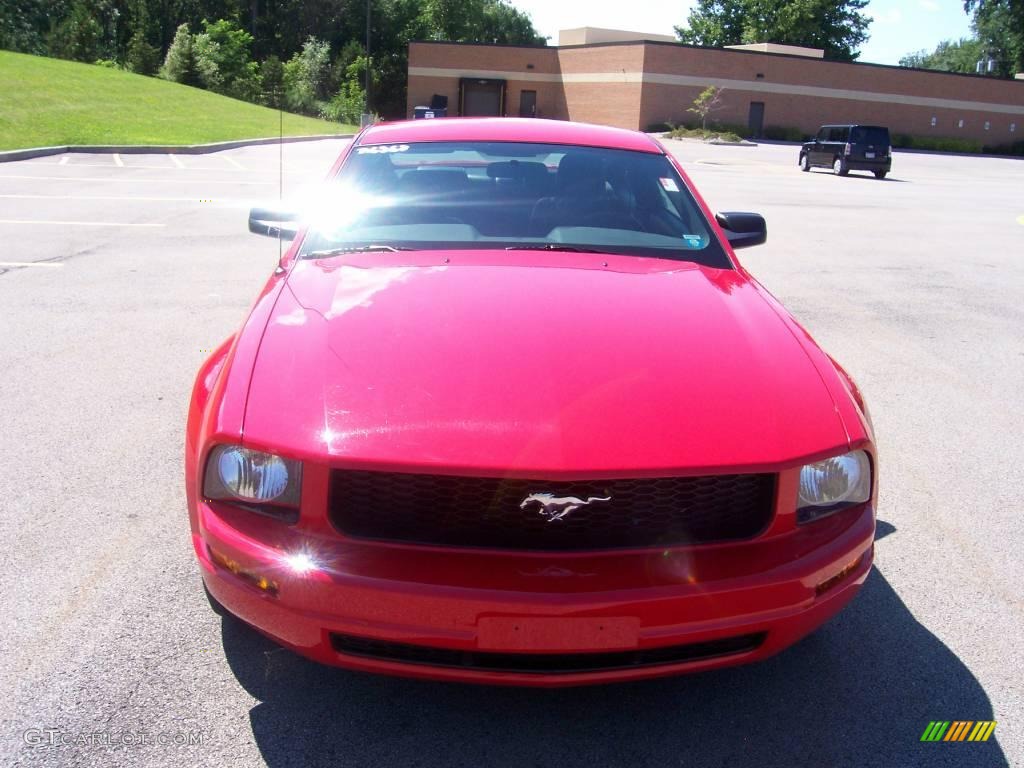 2007 Mustang V6 Premium Coupe - Torch Red / Dark Charcoal photo #27