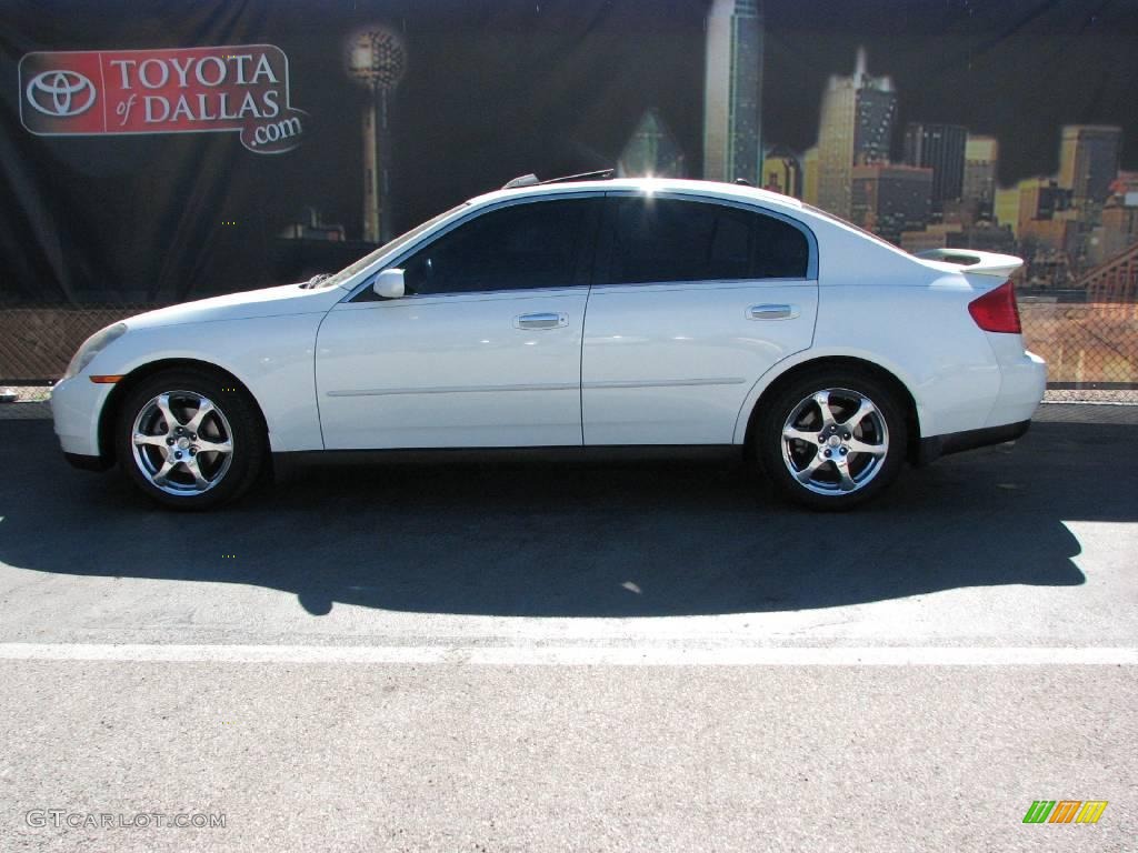 2004 G 35 Sedan - Ivory White Pearl / Willow photo #1