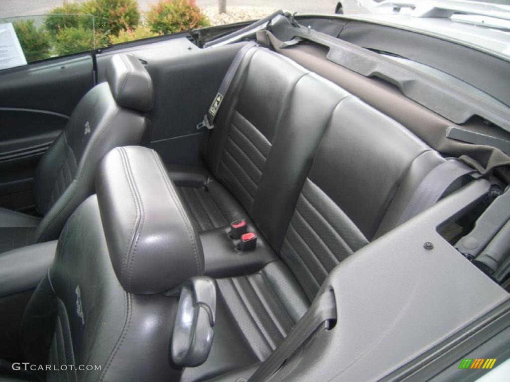 2002 Mustang GT Convertible - Satin Silver Metallic / Dark Charcoal photo #10