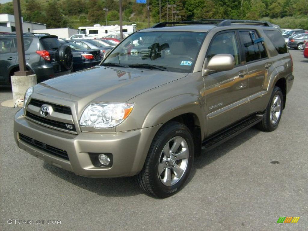 2007 4Runner Limited 4x4 - Driftwood Pearl / Taupe photo #3
