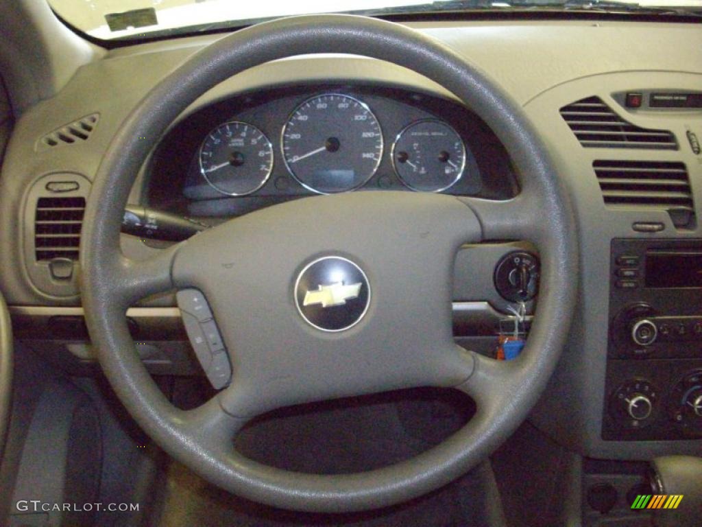 2007 Malibu LS Sedan - White / Titanium Gray photo #8