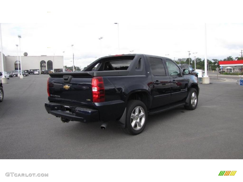 2008 Avalanche LT 4x4 - Dark Blue Metallic / Ebony photo #6