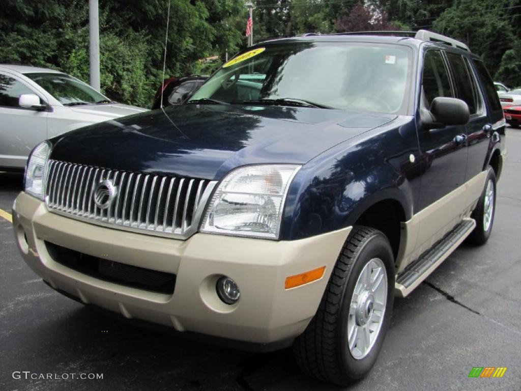 2005 Dark Blue Pearl Mercury Mountaineer V6 AWD 35283954 Photo 14