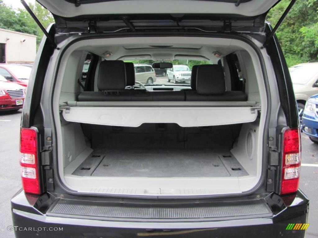 2008 Liberty Limited 4x4 - Brilliant Black Crystal Pearl / Pastel Slate Gray photo #6