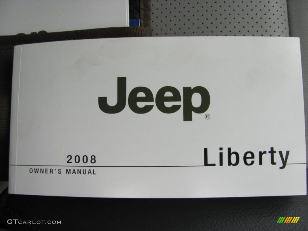 2008 Liberty Limited 4x4 - Brilliant Black Crystal Pearl / Pastel Slate Gray photo #12