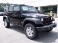 2010 Black Jeep Wrangler Unlimited Rubicon 4x4  photo #2