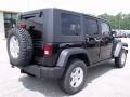 2010 Black Jeep Wrangler Unlimited Rubicon 4x4  photo #8