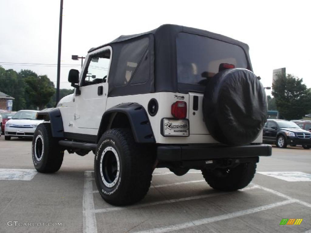 2004 Wrangler Rubicon 4x4 - Stone White / Dark Slate Gray photo #5