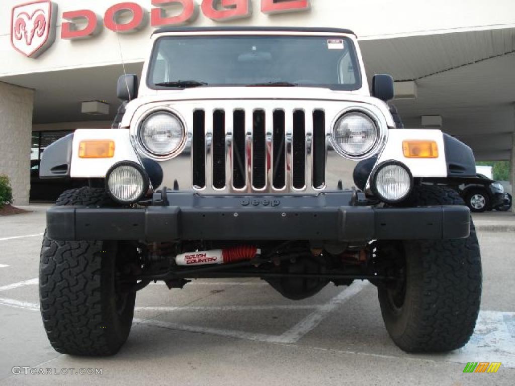 2004 Wrangler Rubicon 4x4 - Stone White / Dark Slate Gray photo #8