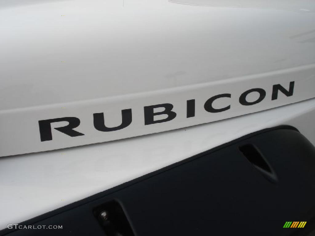 2004 Wrangler Rubicon 4x4 - Stone White / Dark Slate Gray photo #25