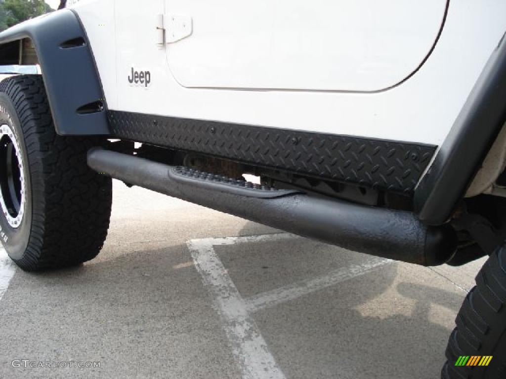 2004 Wrangler Rubicon 4x4 - Stone White / Dark Slate Gray photo #29
