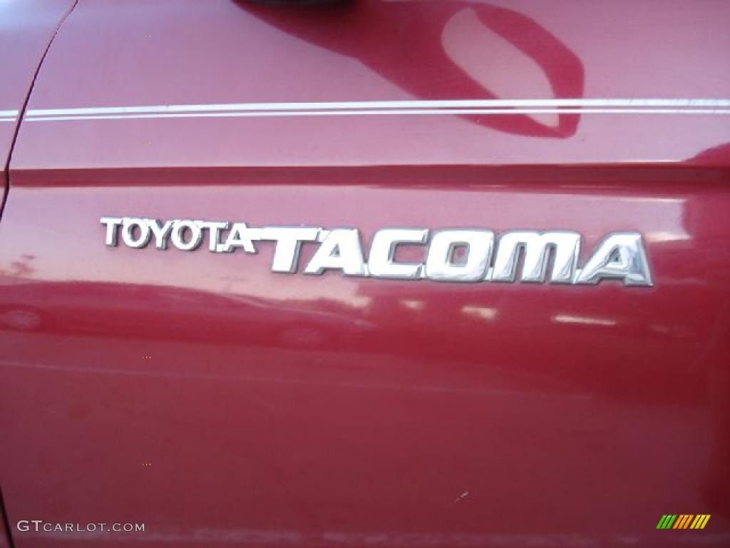 1998 Tacoma Regular Cab 4x4 - Sunfire Red Pearl Metallic / Oak photo #27