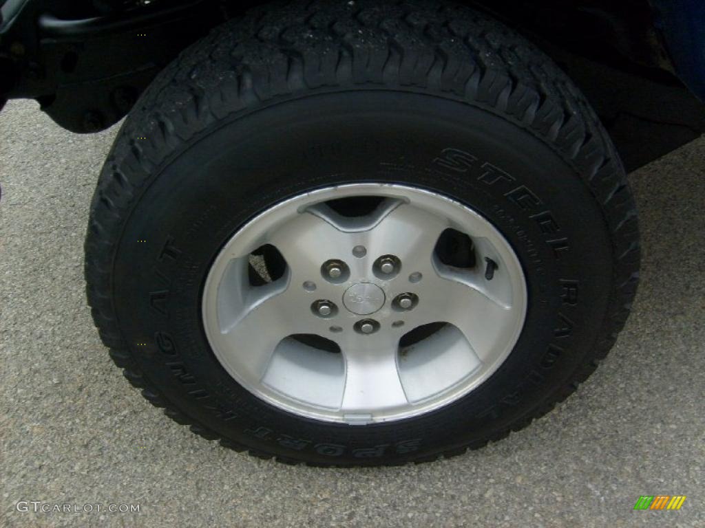 2003 Wrangler Sport 4x4 - Intense Blue Pearl / Dark Slate Gray photo #9