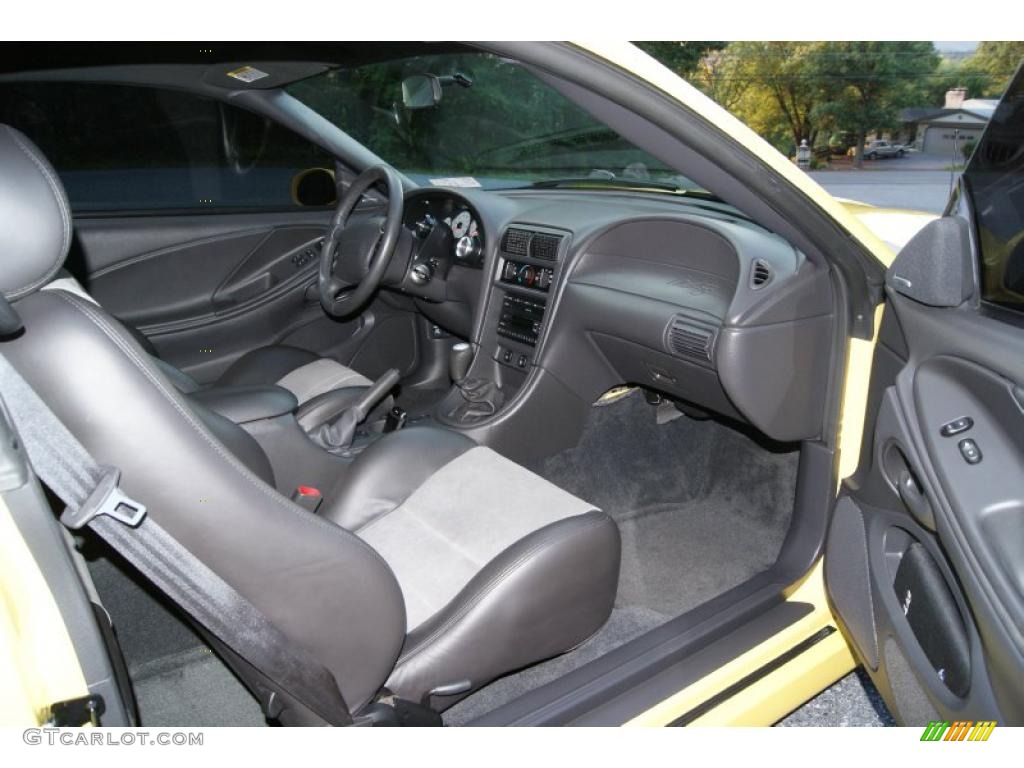 2003 Mustang Cobra Coupe - Zinc Yellow / Dark Charcoal photo #7