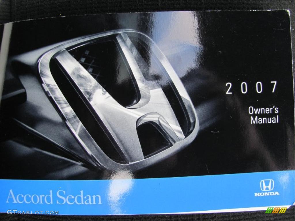 2007 Accord LX V6 Sedan - Alabaster Silver Metallic / Black photo #11