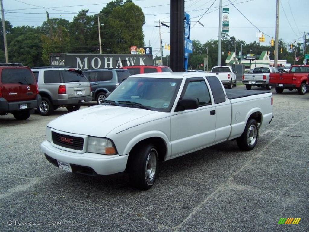 2000 Sonoma SLS Sport Extended Cab - Summit White / Graphite photo #1