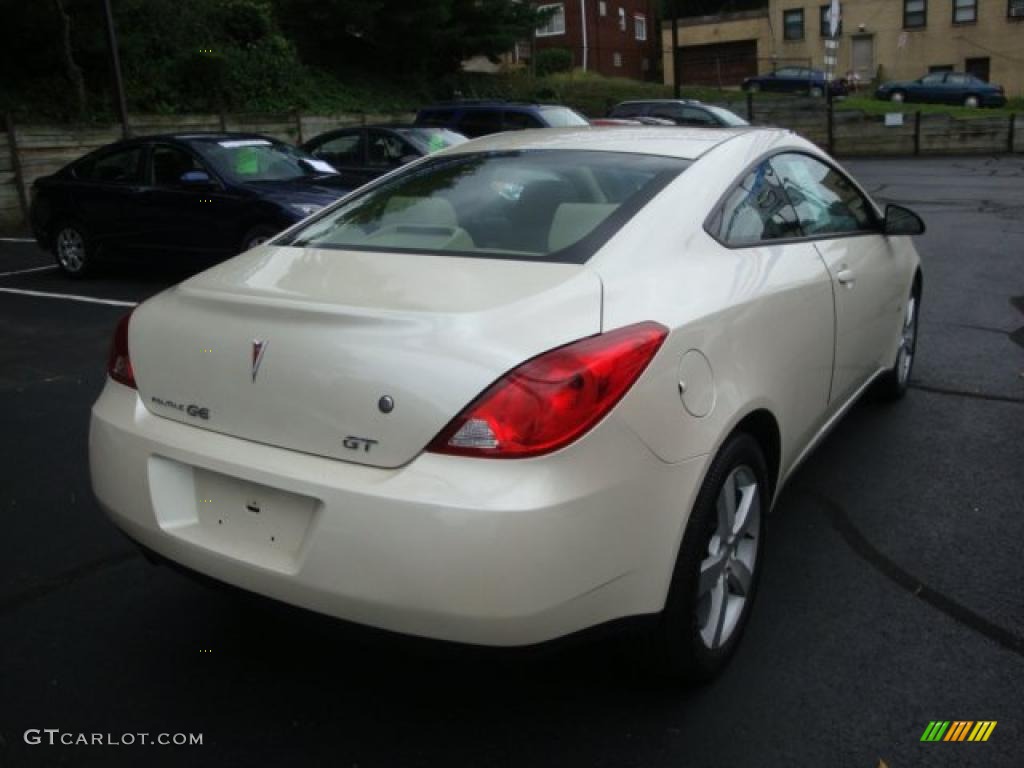 2008 G6 GT Coupe - White Diamond Tri Coat / Light Taupe photo #5