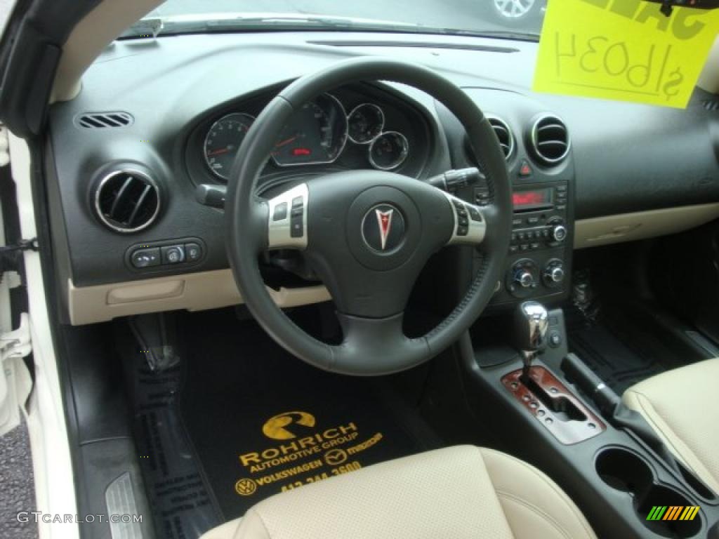 2008 G6 GT Coupe - White Diamond Tri Coat / Light Taupe photo #14