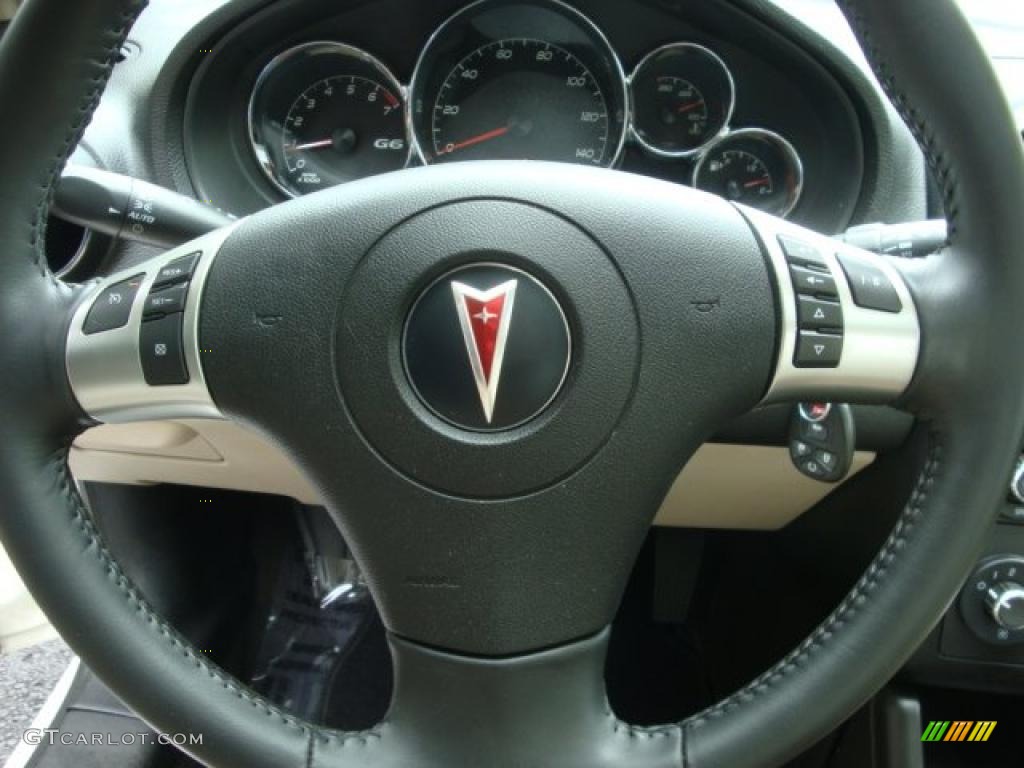 2008 G6 GT Coupe - White Diamond Tri Coat / Light Taupe photo #17
