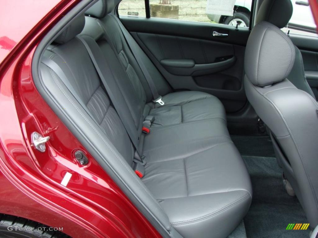 2006 Accord EX V6 Sedan - Redondo Red Pearl / Gray photo #20