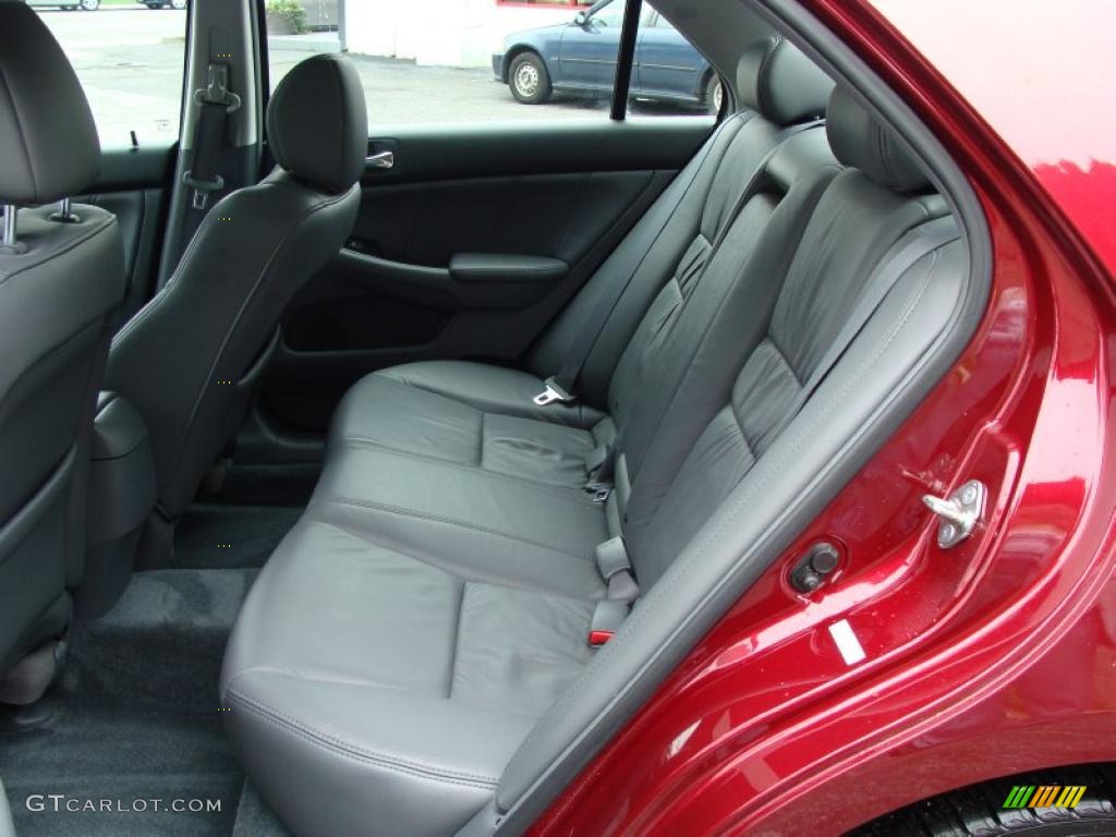 2006 Accord EX V6 Sedan - Redondo Red Pearl / Gray photo #22