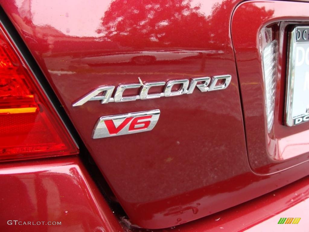 2006 Accord EX V6 Sedan - Redondo Red Pearl / Gray photo #27