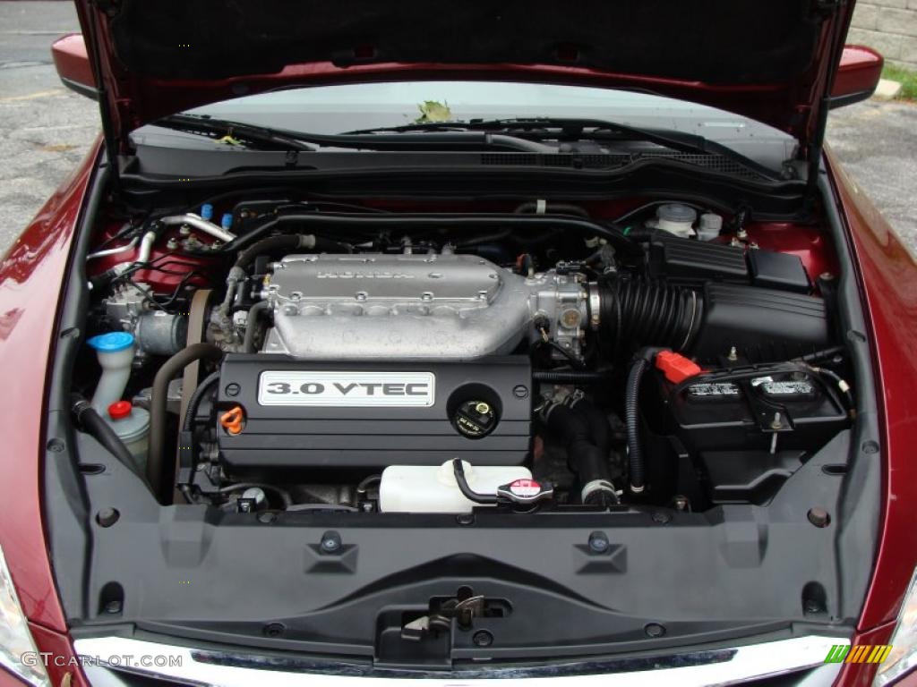 2006 Accord EX V6 Sedan - Redondo Red Pearl / Gray photo #29
