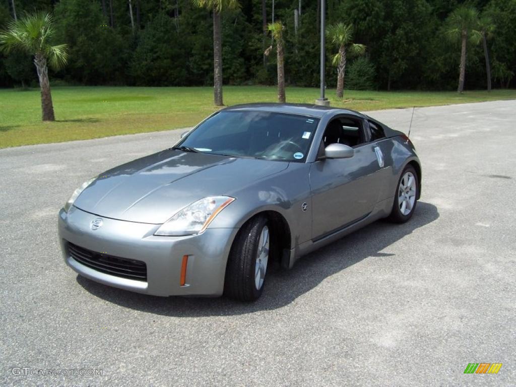 2003 350Z Touring Coupe - Silverstone Metallic / Charcoal photo #1