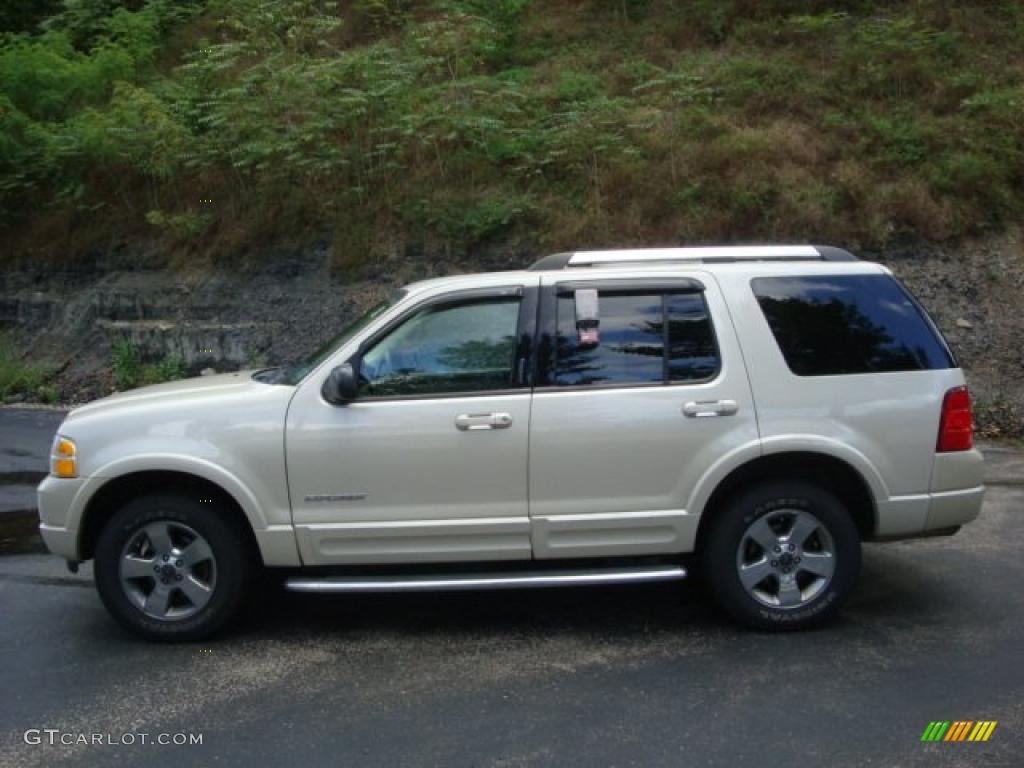 2005 Explorer Limited 4x4 - Ivory Parchment Tri Coat / Medium Parchment photo #1
