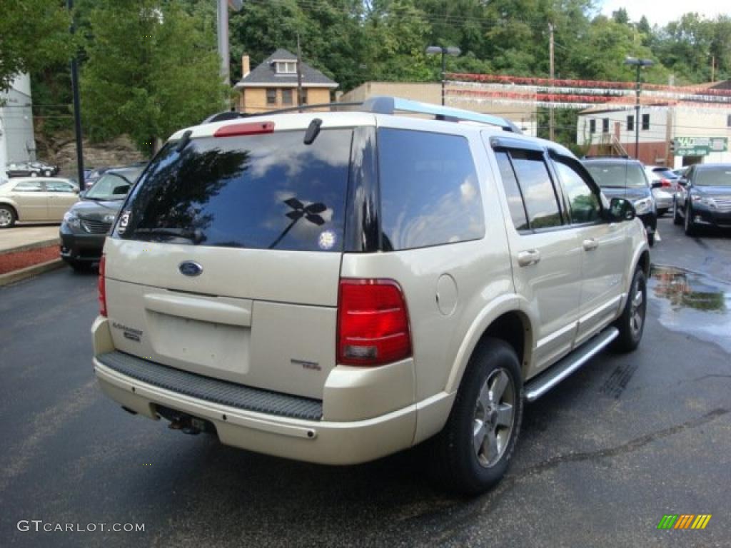 2005 Explorer Limited 4x4 - Ivory Parchment Tri Coat / Medium Parchment photo #4