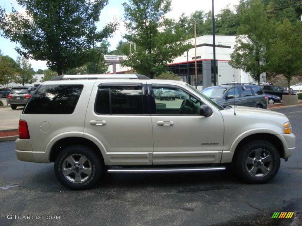 2005 Explorer Limited 4x4 - Ivory Parchment Tri Coat / Medium Parchment photo #5
