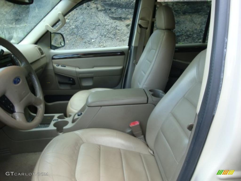 2005 Explorer Limited 4x4 - Ivory Parchment Tri Coat / Medium Parchment photo #7