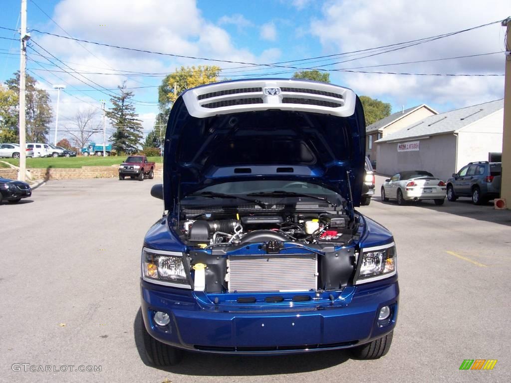 2009 Dakota Big Horn Extended Cab - Deep Water Blue Pearl / Dark Slate Gray/Medium Slate Gray photo #9
