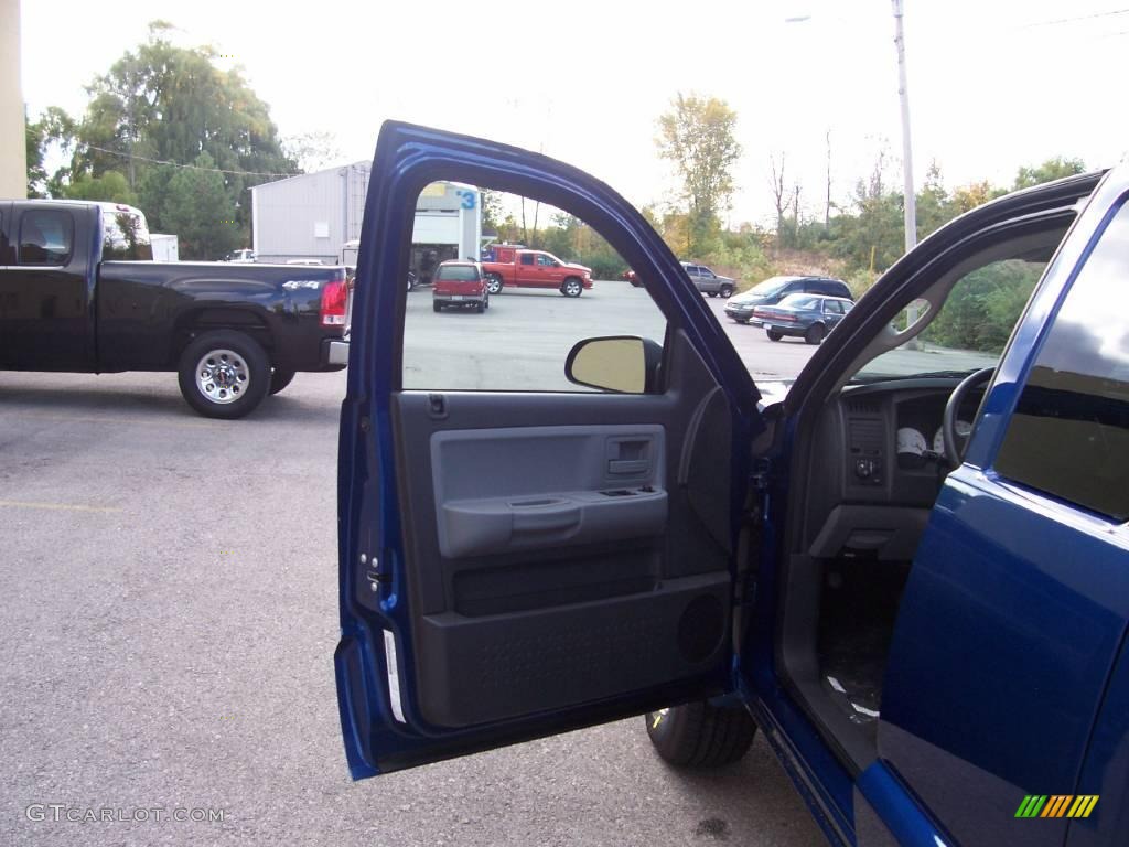 2009 Dakota Big Horn Extended Cab - Deep Water Blue Pearl / Dark Slate Gray/Medium Slate Gray photo #13