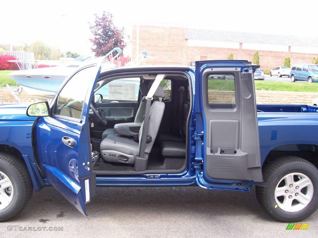 2009 Dakota Big Horn Extended Cab - Deep Water Blue Pearl / Dark Slate Gray/Medium Slate Gray photo #16