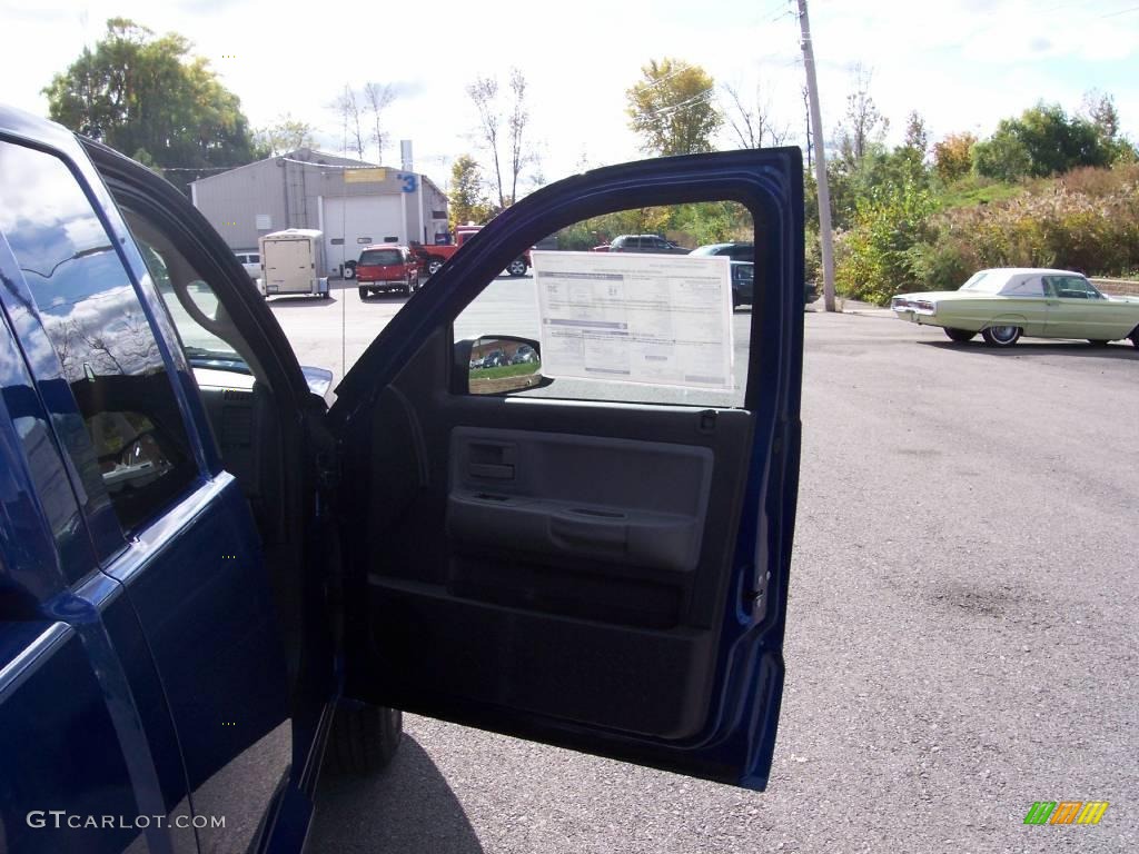 2009 Dakota Big Horn Extended Cab - Deep Water Blue Pearl / Dark Slate Gray/Medium Slate Gray photo #21