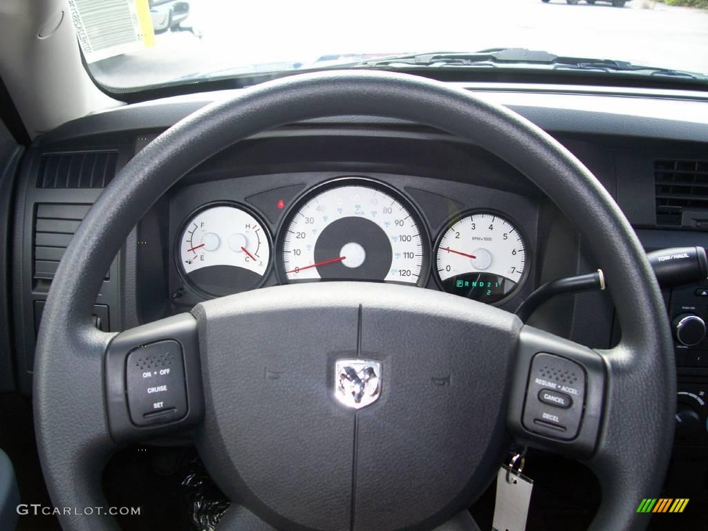 2009 Dakota Big Horn Extended Cab - Deep Water Blue Pearl / Dark Slate Gray/Medium Slate Gray photo #26